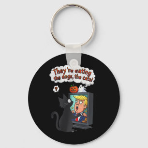 They Are Eating The Dogs1  Keychain