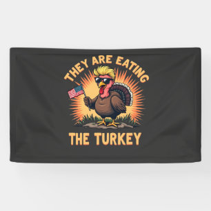 They Are Eating the Turkey Trump Vance  Banner