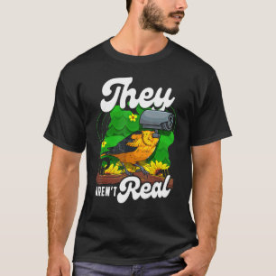They Aren't Real Birds Watching Spies Camera T-Shirt