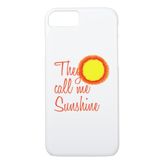 They call me Sunshine Case-Mate iPhone Case (Back)