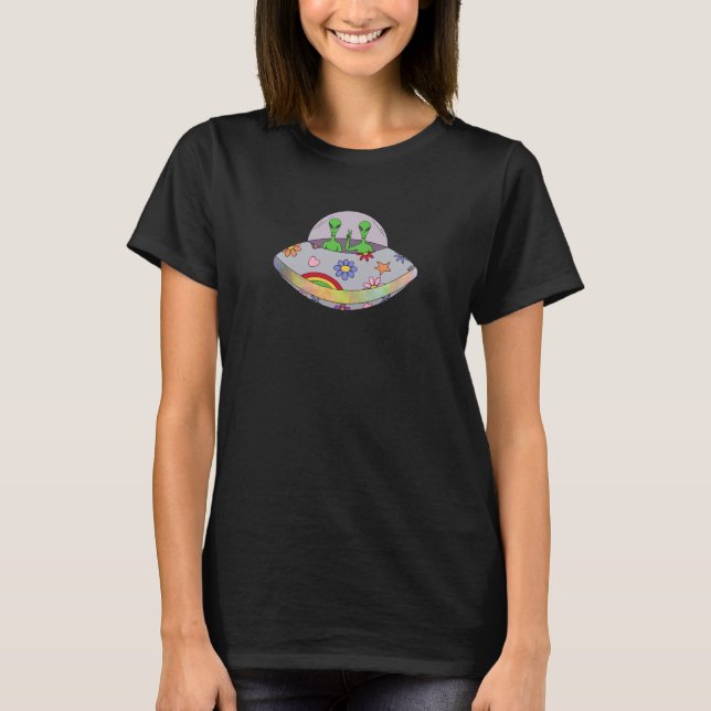 They Come in Peace UFO T-Shirt (Front)