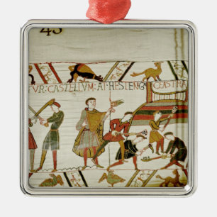 They construct the fortifications metal ornament