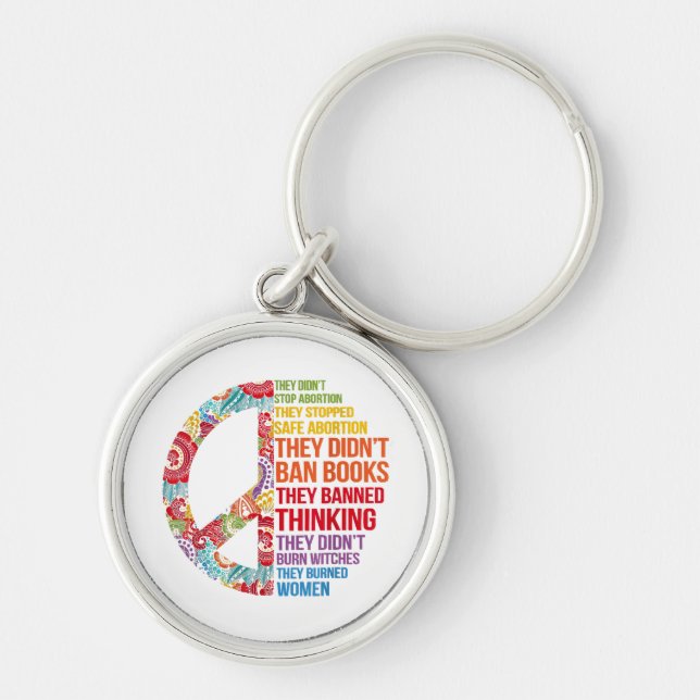 They Didn't Stop Abortion They Stopped Safe Femini Keychain (Front)