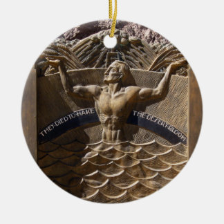 They Died to Make the Desert Bloom Ceramic Ornament