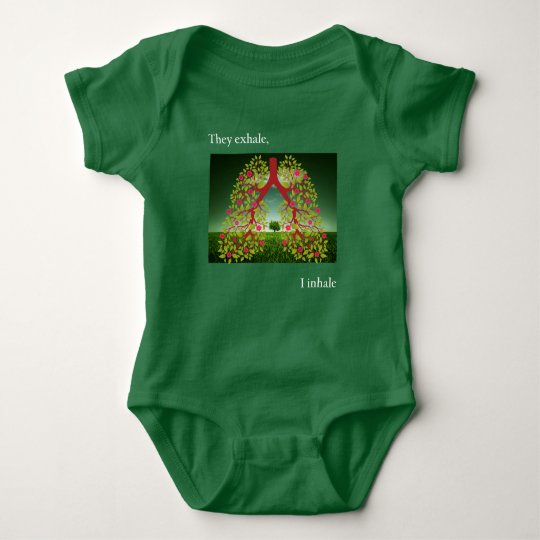 They exhale, I inhale Baby Bodysuit
