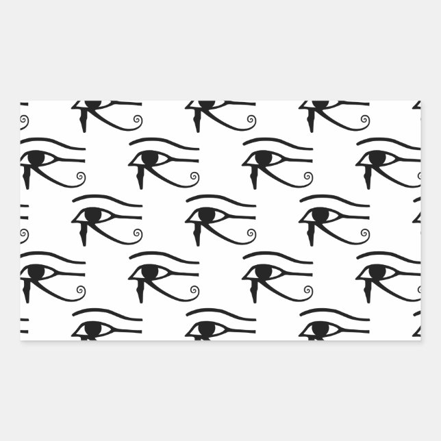 They Eye Of Horus Pattern Sticker (Front)