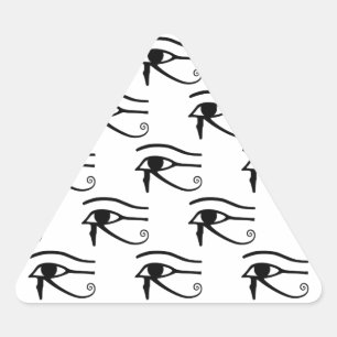 They Eye Of Horus Pattern Triangle Sticker