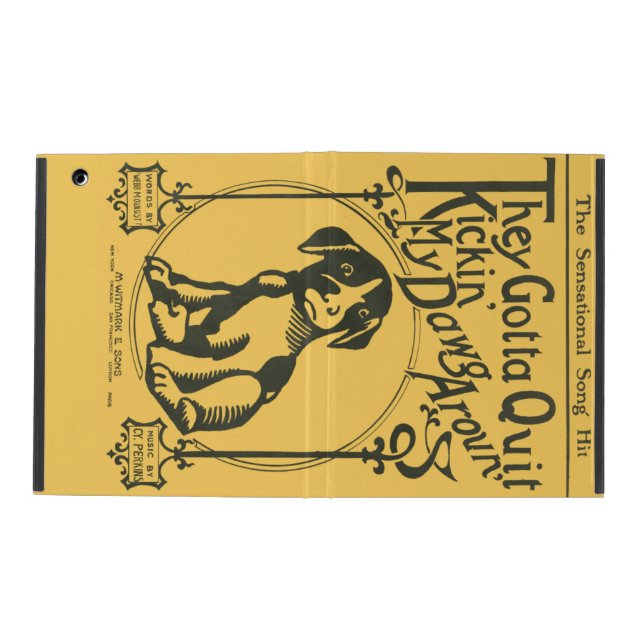 They Gotta Quit Kickin’ My Dawg Aroun’ iPad Case (Outside)
