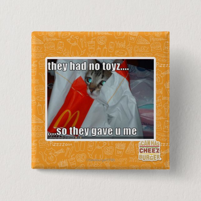 they had no toyz 2 inch square button (Front)