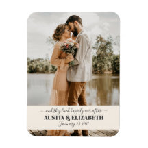 They lived happily ever after wedding thank you in