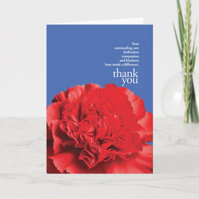 They Made a Difference Thank You Card (Front)