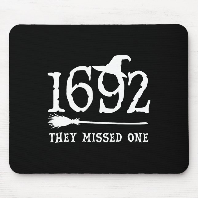 They Missed One Halloween Feminist Witch Trials Wo Mouse Pad (Front)