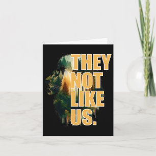 They Not Like Us Touchdown American Football Game  Card