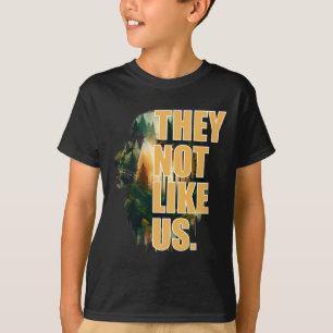 They Not Like Us Touchdown American Football Game T-Shirt