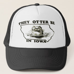 They Otter Be in Iowa Mesh Trucker Hat Cap