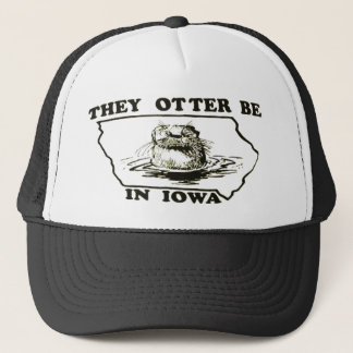They Otter Be in Iowa Mesh Trucker Hat Cap
