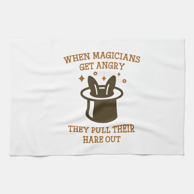 They Pull Out Their Hare Kitchen Towel (Horizontal)