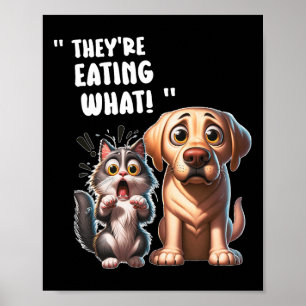 They’re Eating The Dogs They’re Eating The Cats Fu Poster