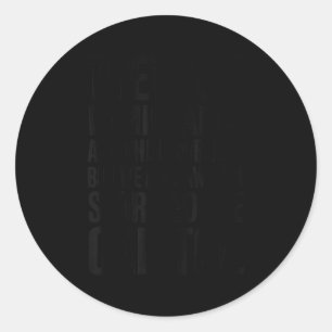 They Say Immigrants Are The Problem But We All Saw Classic Round Sticker