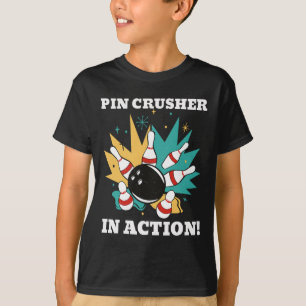 They See Me Bowling Pin Crusher In Action!  T-Shirt