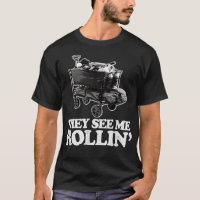 They See Me Rollin, Funny Ballpark Wagon  Softball