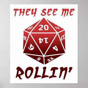 They See Me Rollin' Funny Poster