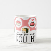 They See Me Rollin' Kawaii Fun Sushi Rolls & Dots