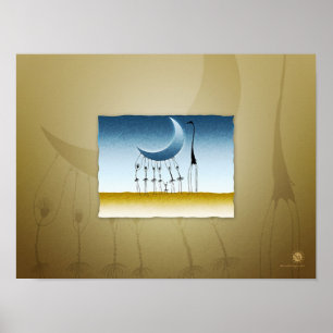 They stole the moon version 2 poster