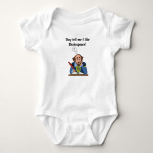 They Tell Me I Like Shakespeare Baby Bodysuit