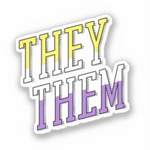 They Them Nonbinary Colours