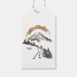 They/Them Trailblazer – LGBTQ Pride Camping Art,  Gift Tags