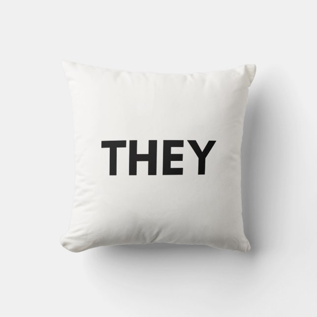 they throw pillow (Front)
