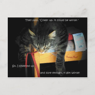 They Told Me to Cheer Up... Postcard