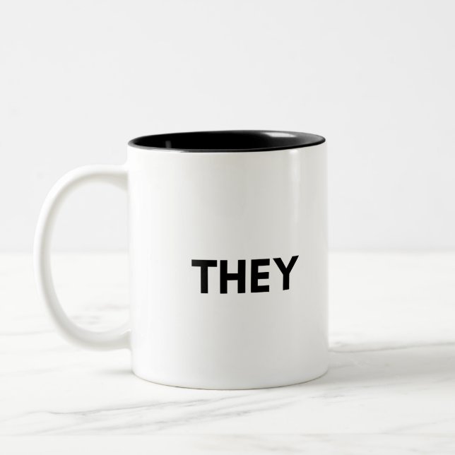 they Two-Tone coffee mug (Left)