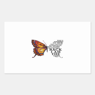 They Whispered Her You Cannot Withstand The Storm Sticker