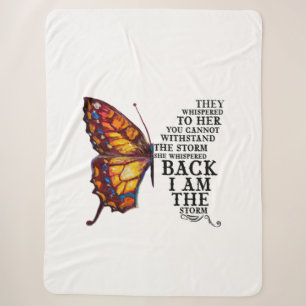 They Whispered To Her You Cannot Withstand Sherpa Blanket