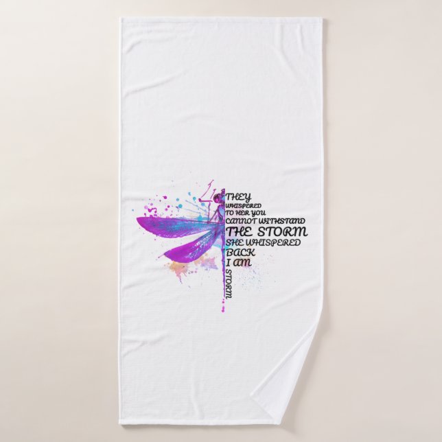 They Whispered To Her You Cannot Withstand Storm Bath Towel (Bath Towel)
