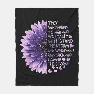 They Whispered To Her You Can't With Stand The Sto Fleece Blanket