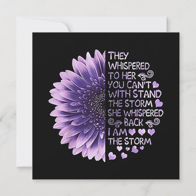 They Whispered To Her You Can't With Stand The Sto Invitation (Front)