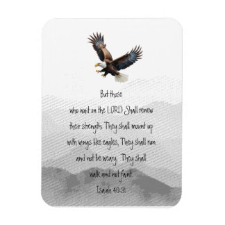 They Who Wait Upon the Lord Eagle Isaiah Magnet