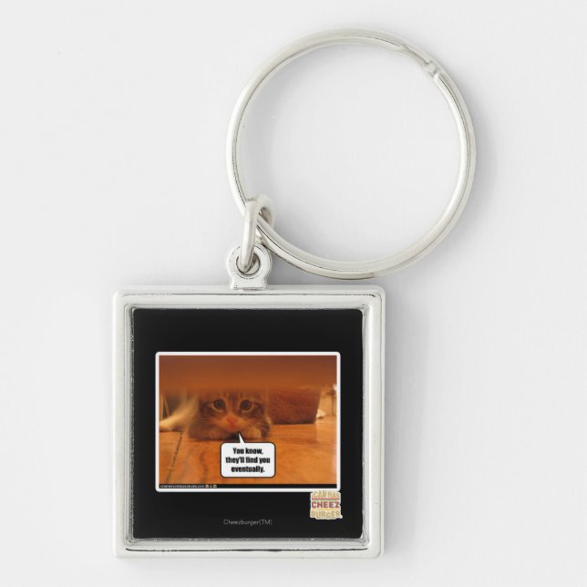 They'll find you keychain (Front)