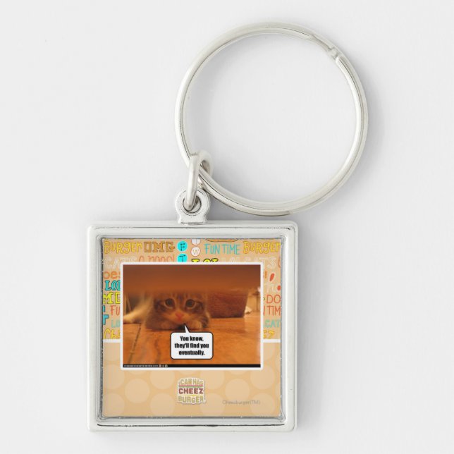 They'll find you keychain (Front)