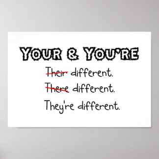 They're Different. Poster