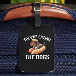 They're Eating The Dogs Donald Trump Debate 2024  Luggage Tag