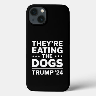 They're eating the Dogs Funny Debate Trump Quote iPhone 13 Case