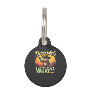 They're eating What Trump Election Cat Cowboy Pet Tag