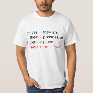 they're their there T-Shirt