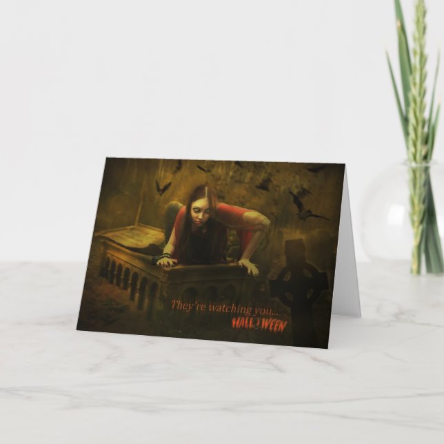 They're watching you... card (Front)