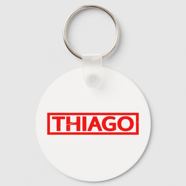 Thiago Stamp Keychain (Front)