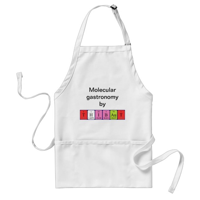 Thibaut periodic table name apron (Front)